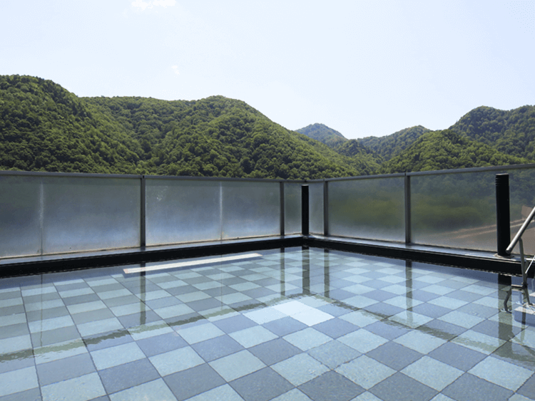 屋上露天風呂 星天