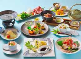 【和会席プラン】肉と魚のWメイン和会席を贅沢堪能／専用ラウンジで特別な滞在を＜2食付＞
