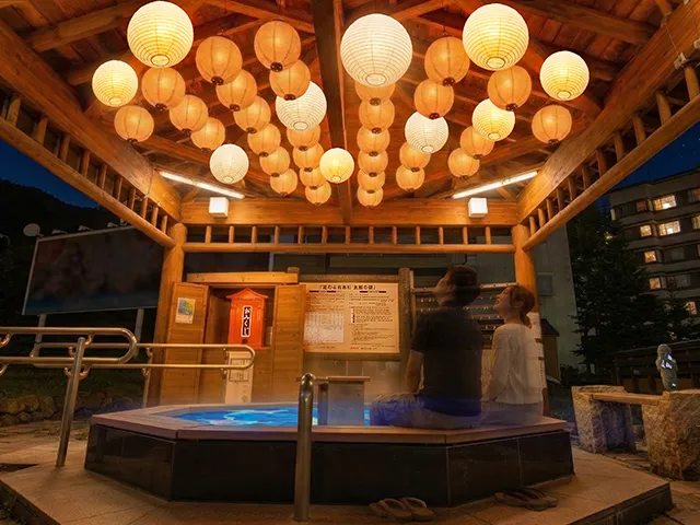 定山渓夏灯路